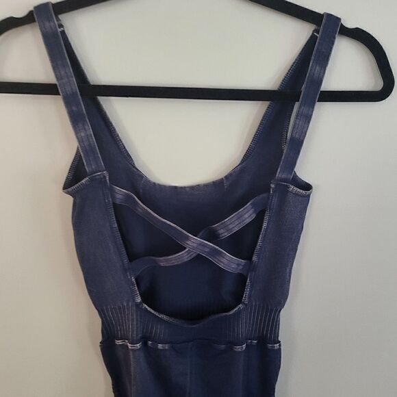 Free People Good Karma Onesie Deepest Navy XS/S - Picture 7 of 9